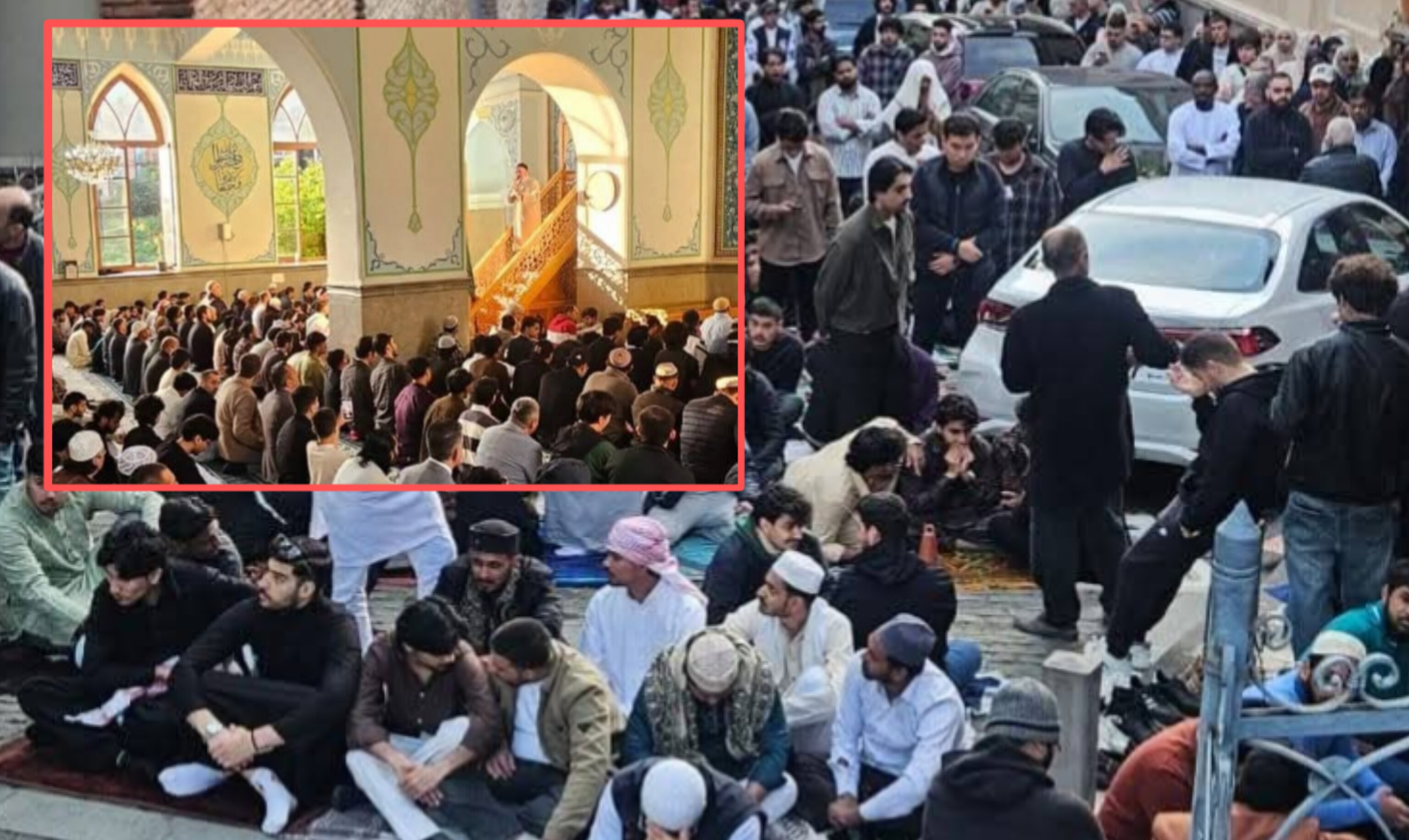 Tbilisidə Cümə Məscidində Qurban bayramı namazı əda edilib - FOTO