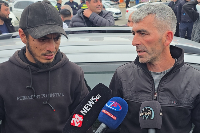 Marneulidəki aksiyada saxlanılan 2 nəfər sərbəst buraxılıb - FOTO