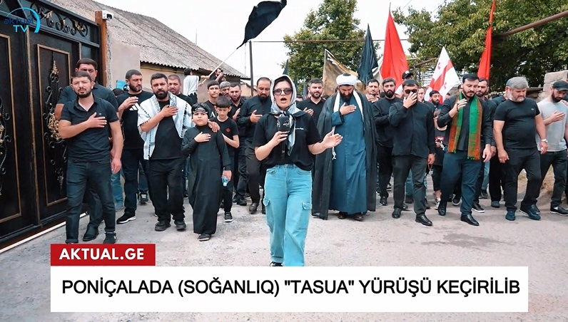 Poniçalada (Soğanlıq) 'Ya Hüseyn, ya Əbəlfəz' şüarları ilə 'Tasua' yürüşü keçirilib - VİDEO
