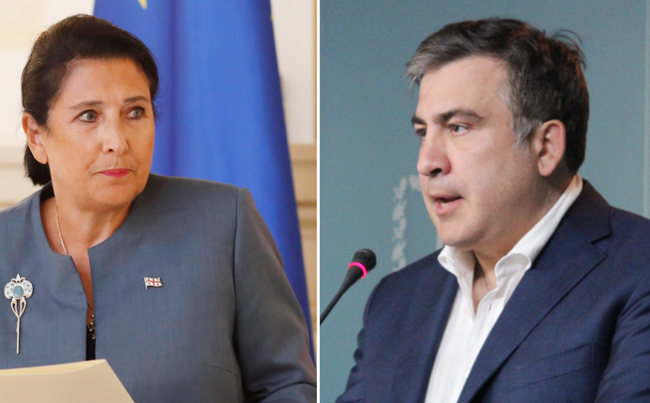 Saakaşvilidən Salome Zurabişviliyə ağır sözlər: 