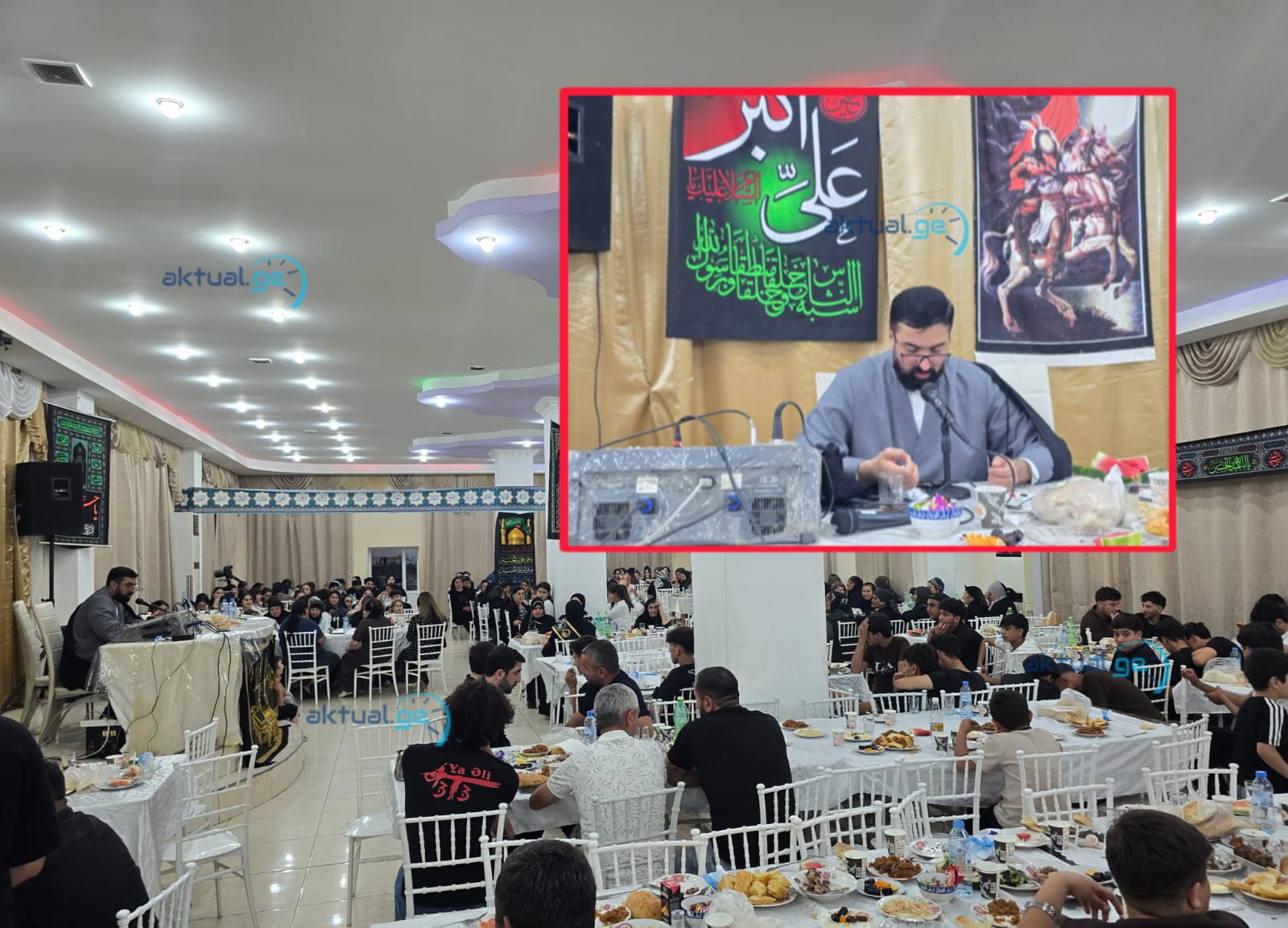 Dəmyə-Gorarxı kəndində İmam Hüseyn (ə) adına ehsan süfrəsi təşkil edilib - FOTO